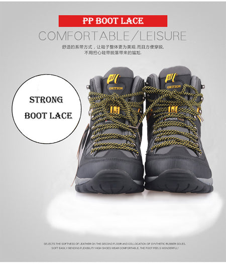 GRITION Men Waterproof Hiking Shoes