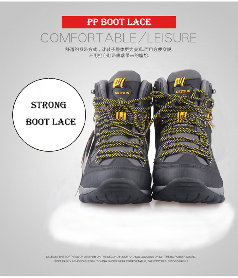 GRITION Men Waterproof Hiking Shoes