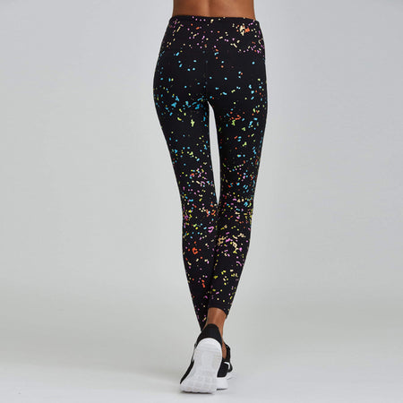 Women's Color Print Point Leggings