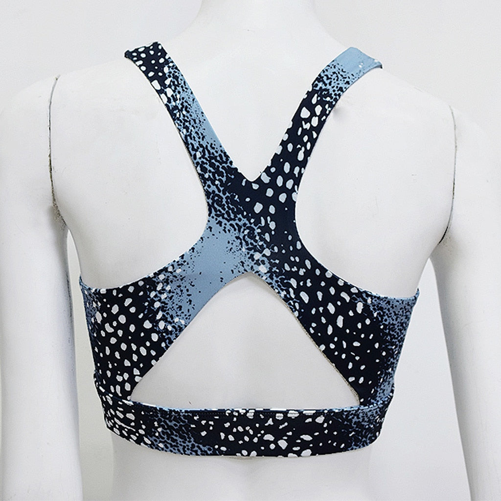 2 Piece Set Blue Yoga Set