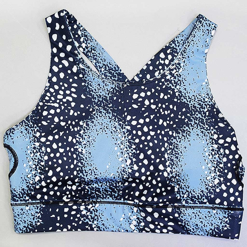 2 Piece Set Blue Yoga Set