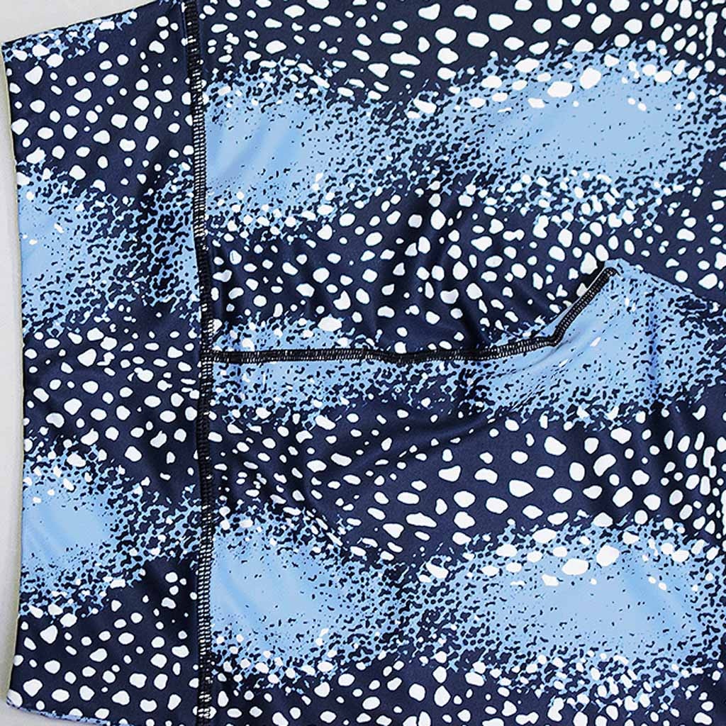 2 Piece Set Blue Yoga Set