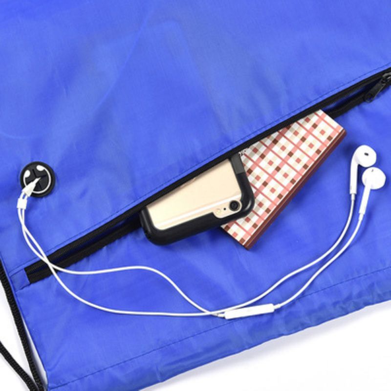 Drawstring Bag Solid Color Storage