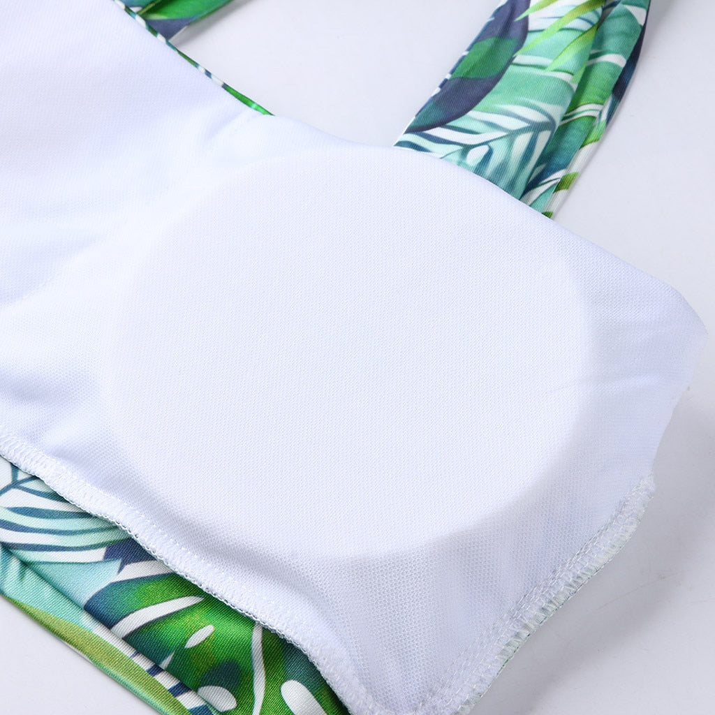 Ladies' Print High Waist Hip Bottom