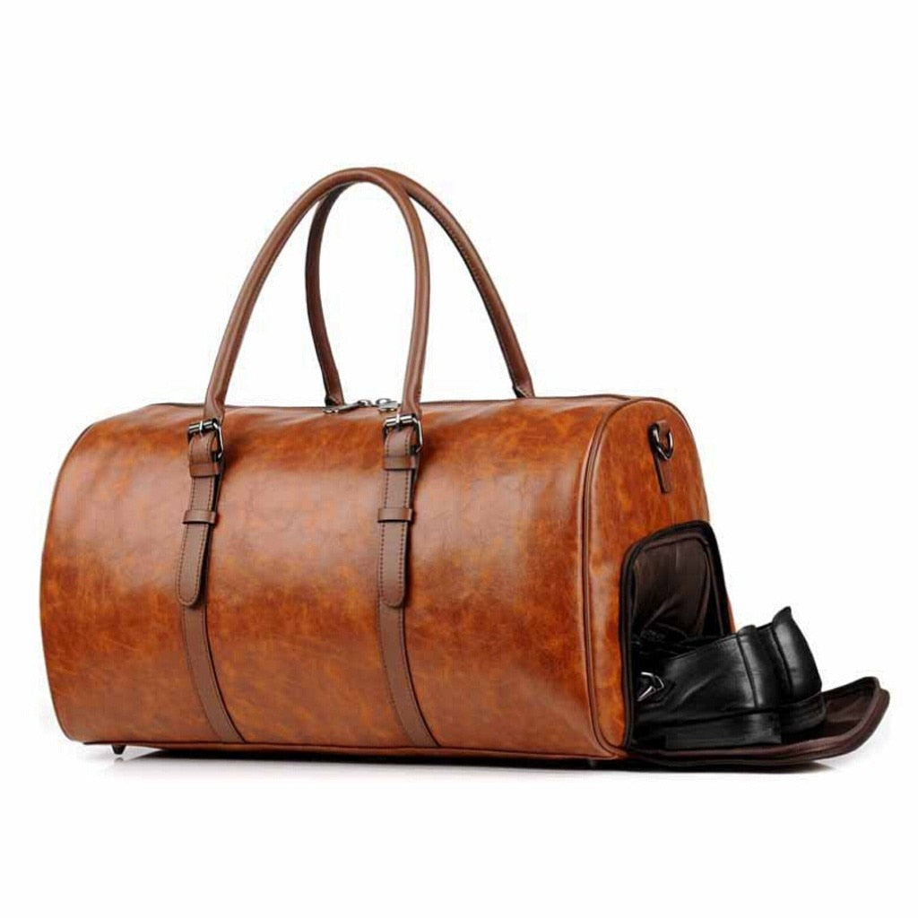Gym Bag Leather Sports