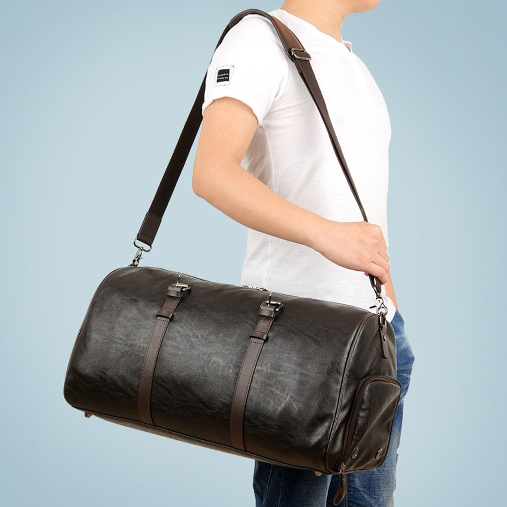 Gym Bag Leather Sports
