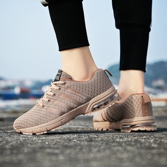 Air Cushion Fly-woven Sports Shoes