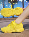 Chunky Yellow Sport Running Shoes