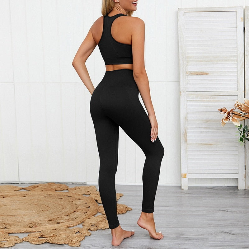 Yoga Set Crop Top