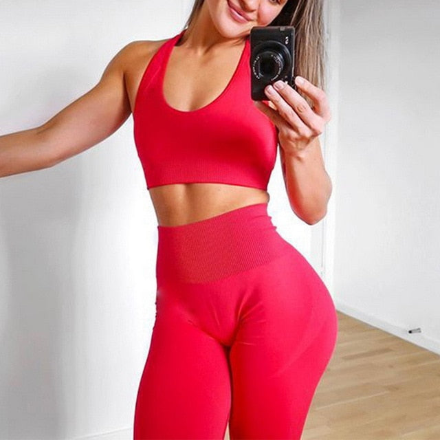 Yoga Set Crop Top