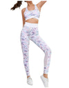 2PCS Camouflage Camo Yoga Set