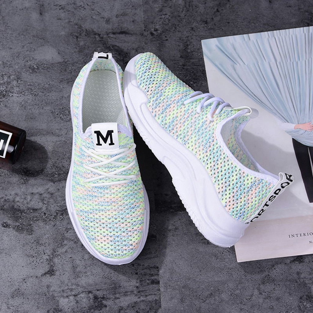 Women Multicolor Anti-Slip Sport Shoes