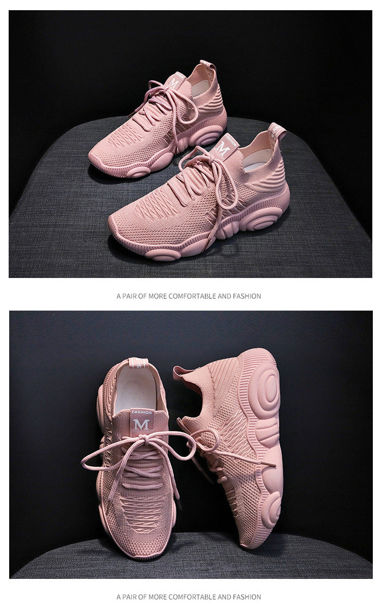 Chunky Yellow Sport Running Shoes