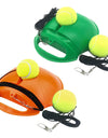 1set Tennis Trainer With 1/2 Ball Self-study