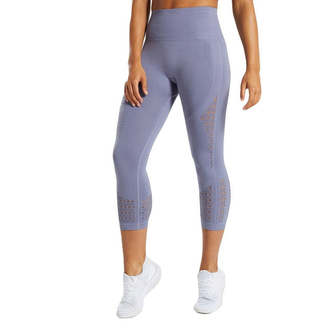 Sexy Hollow-out High-waist Leggings