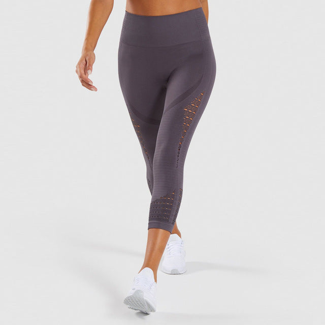 Sexy Hollow-out High-waist Leggings