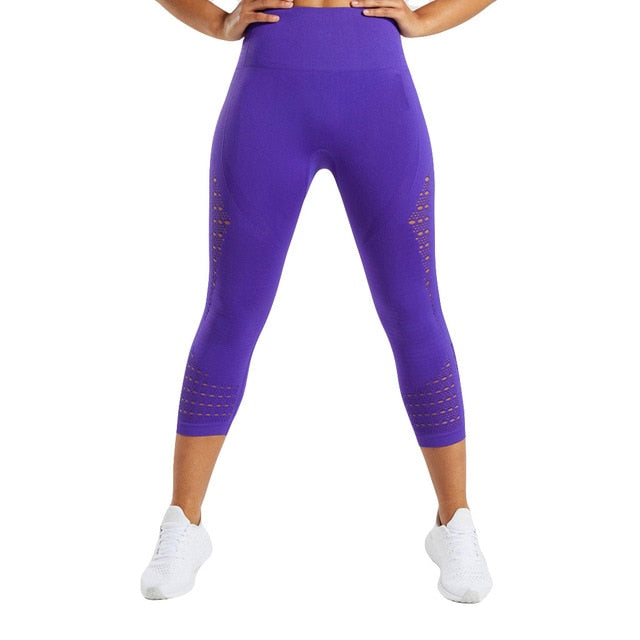 Sexy Hollow-out High-waist Leggings