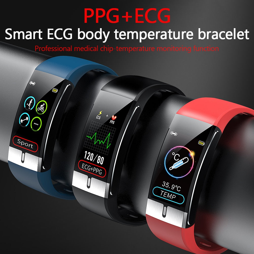 E66 Smart Band PPG ECG Body Temperature
