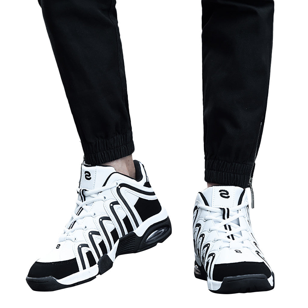 Lace Up Mixed Colors Sport Shoes